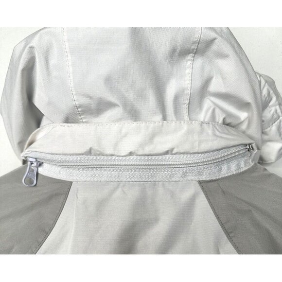 Wetskins Rain Jacket Womens Hooded Waterproof Full Zip Drawstrings White Size S - Picture 9 of 16